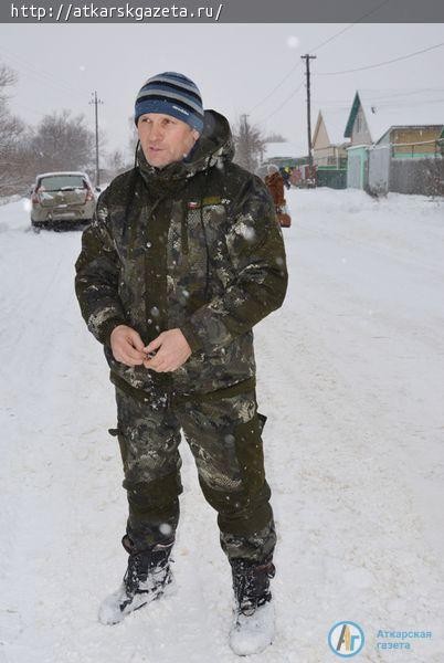 Андрей МАТВЕЕВ проконтролировал ход снегоуборочных работ в  Аткарске (ФОТО)