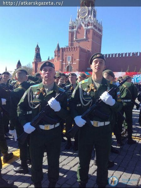 Аткарчане приняли участие в Параде Победы на Красной площади (ФОТО)
