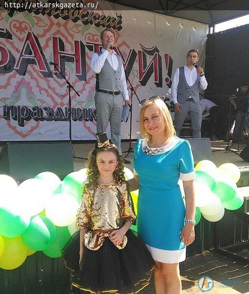 Аткарчанка выступила перед гостями "Сабантуя - 2019"