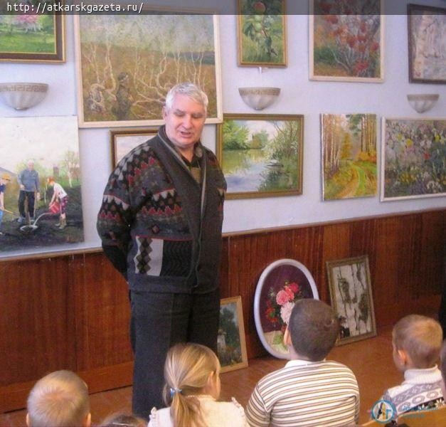 Аткарские художники подарили сельским детям праздник искусства
