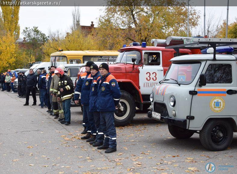Аварийно-спасательные бригады показали начальнику Облспаса готовность работать в режиме ЧС
