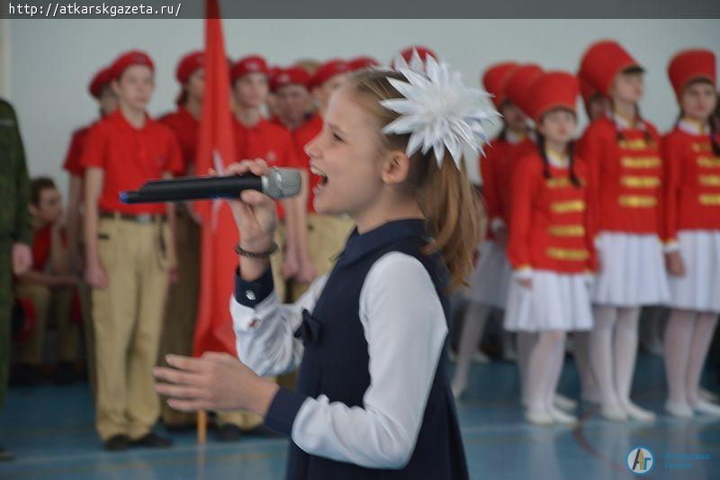 Юнармейцы школы №8 победили в районном смотре строя и песни (ФОТО)