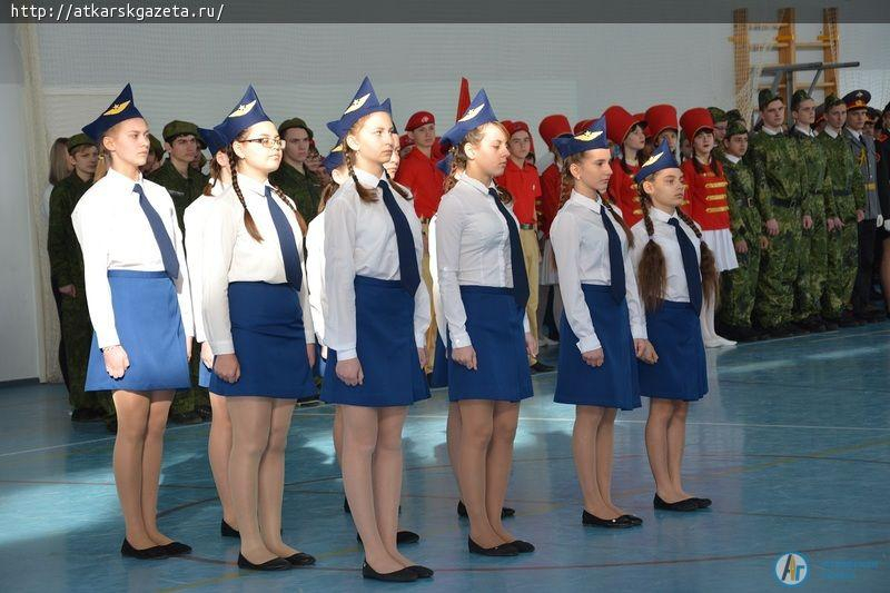 Юнармейцы школы №8 победили в районном смотре строя и песни (ФОТО)