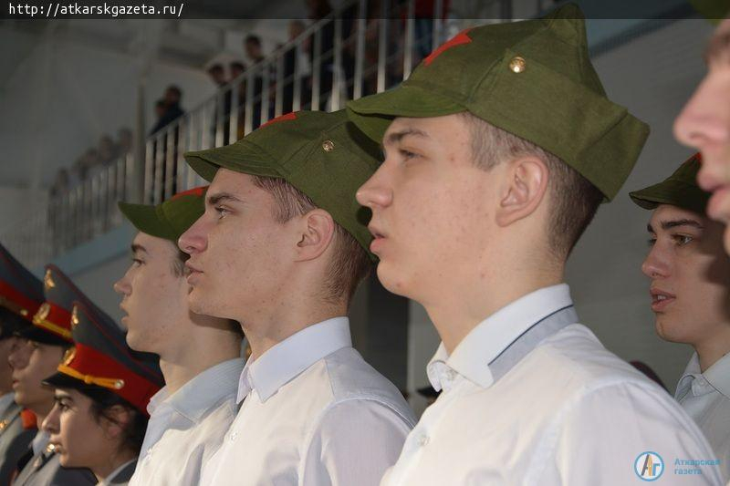 Юнармейцы школы №8 победили в районном смотре строя и песни (ФОТО)