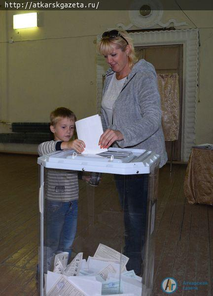 На 18.00 в Аткарском районе проголосовало почти 50% избирателей