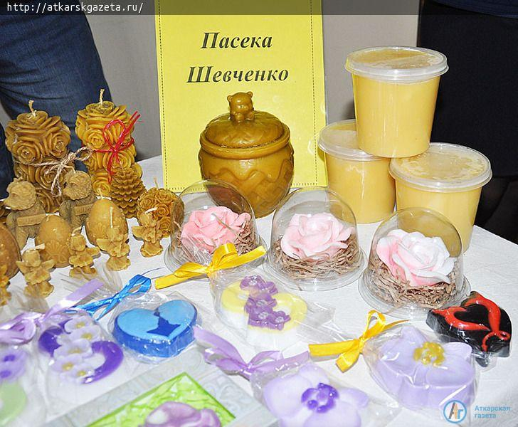 На выставке продукции Виктору ЕЛИНУ показали медовое мыло и перепелиные яйца