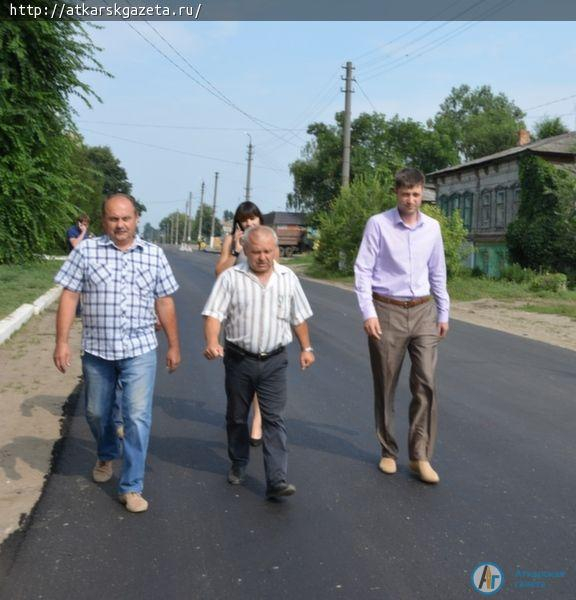 Общественный контроль оценил качество ремонта дорог на улице Ленина