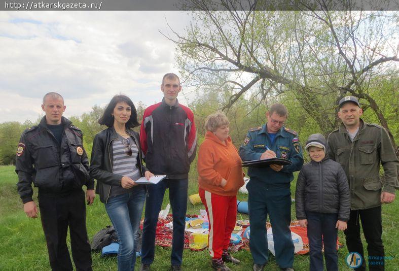 Организовано патрулирование мест отдыха аткарчан