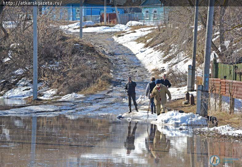 Паводок. Уровень воды на Аткаре близок к критической отметке (ФОТО)
