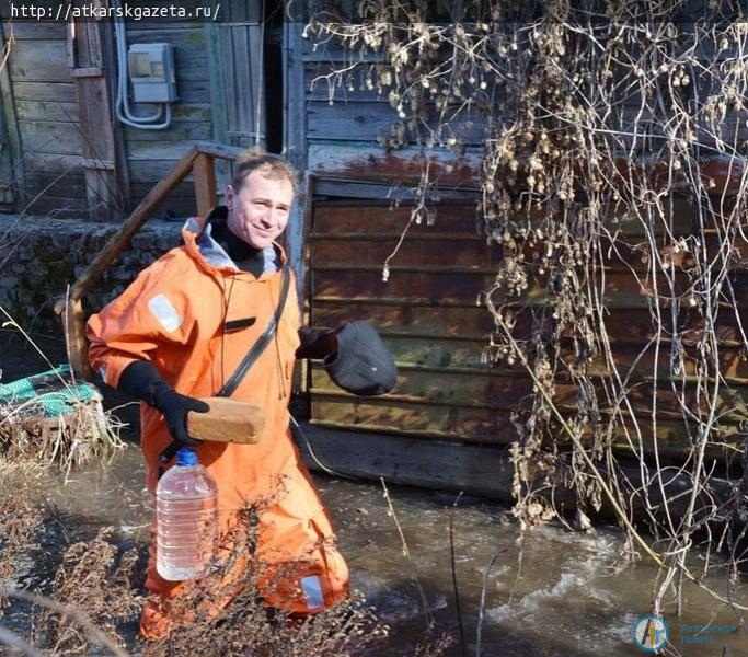 Паводок. Уровень воды на Аткаре близок к критической отметке (ФОТО)