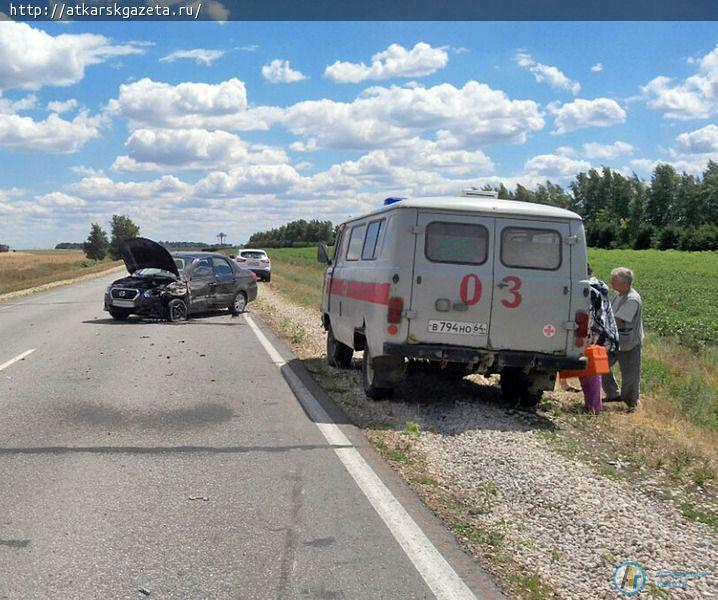 Под Аткарском перевернулся ВАЗ-2107 с пьяным водителем (ФОТО)