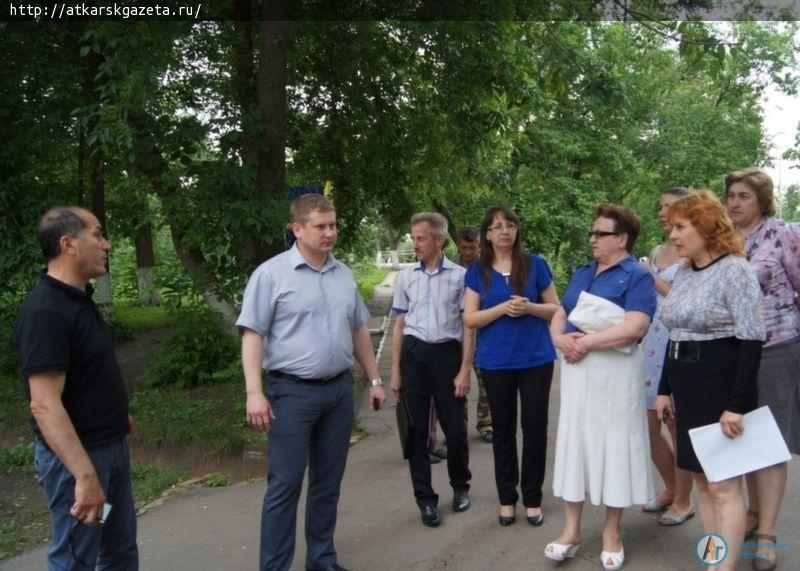 Продолжается благоустройство любимого места отдыха аткарчан