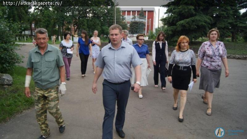 Продолжается благоустройство любимого места отдыха аткарчан