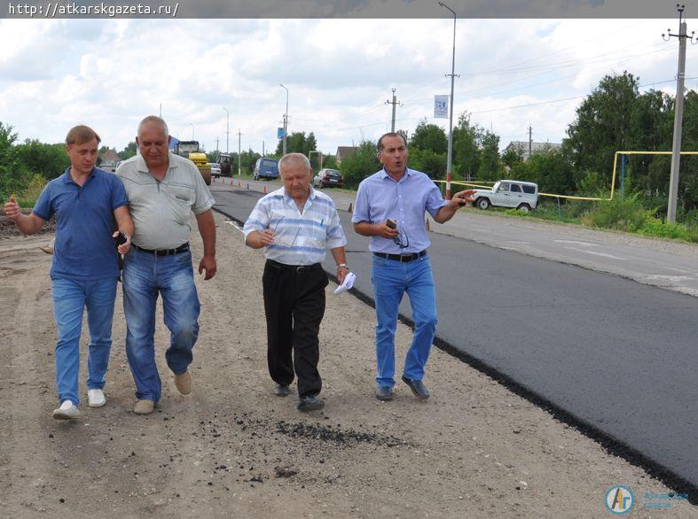 Ремонт дороги на Телефонной принят с замечаниями