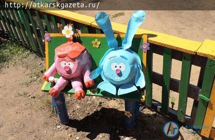 Родители и воспитатели преобразили территорию детского сада «Солнышко» (ФОТО)