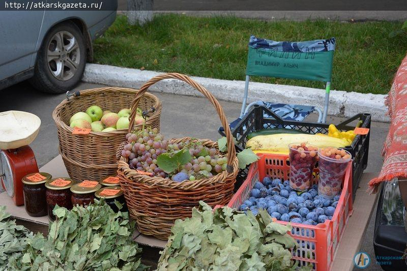 Сегодня в Аткарске открылась первая в этом сезоне ярмарка выходного дня (ФОТО)