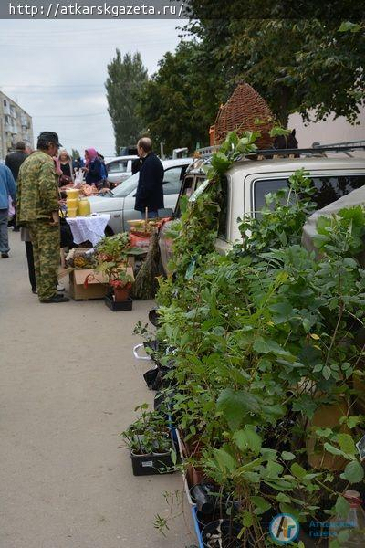 Сегодня в Аткарске открылась первая в этом сезоне ярмарка выходного дня (ФОТО)