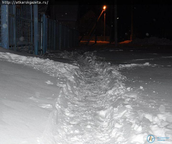 Снегоуборочная техника будет работать на улицах Аткарска ночью