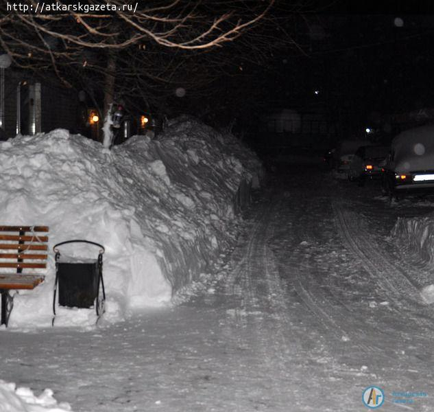 Снегоуборочная техника будет работать на улицах Аткарска ночью