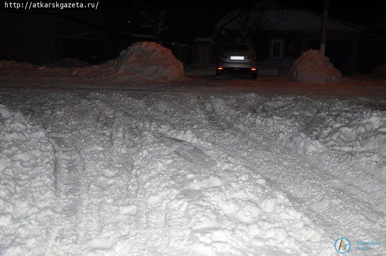 Снегоуборочная техника будет работать на улицах Аткарска ночью