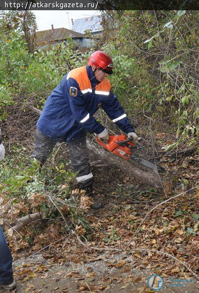 Ураганный ветер обрушил ветви тополя на балкон пятого этажа