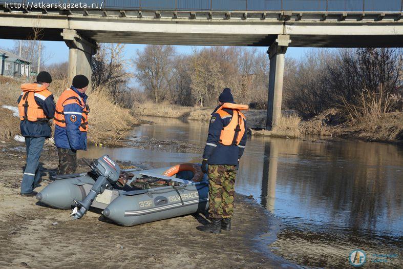 Уровень воды в Аткаре пришел в летнюю норму