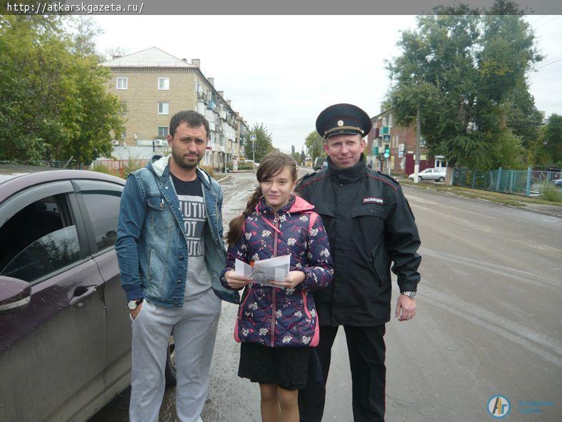 В акции госавтоинспекции участвовали школьники (ФОТО)