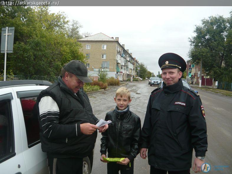 В акции госавтоинспекции участвовали школьники (ФОТО)