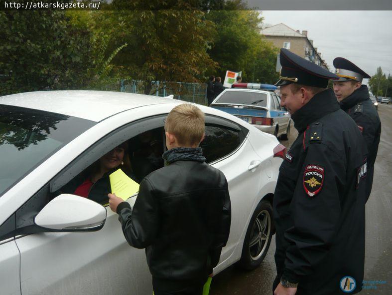 В акции госавтоинспекции участвовали школьники (ФОТО)