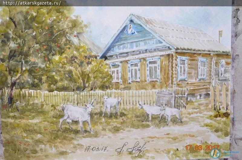 В акварельных картинах - "Великолепный век" и российские пейзажи (ФОТО)