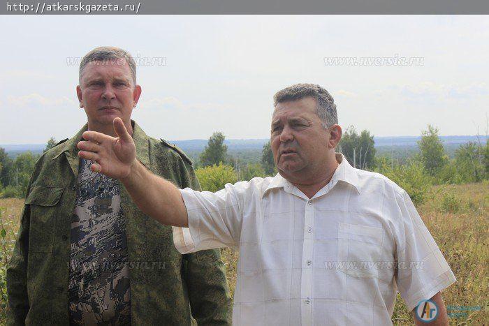 В Аткарске министр рассказал о новых технологиях предотвращения лесных пожаров
