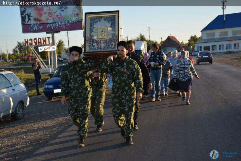 В Аткарске пребывает Ташлинская икона Божьей Матери «Избавительница от бед» (ФОТО)
