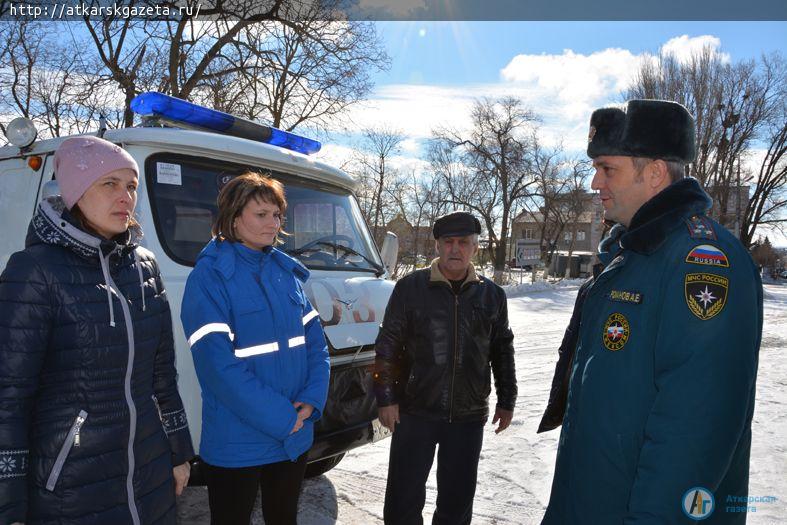 В Аткарске прошла репетиция паводка по худшему сценарию (ФОТО)