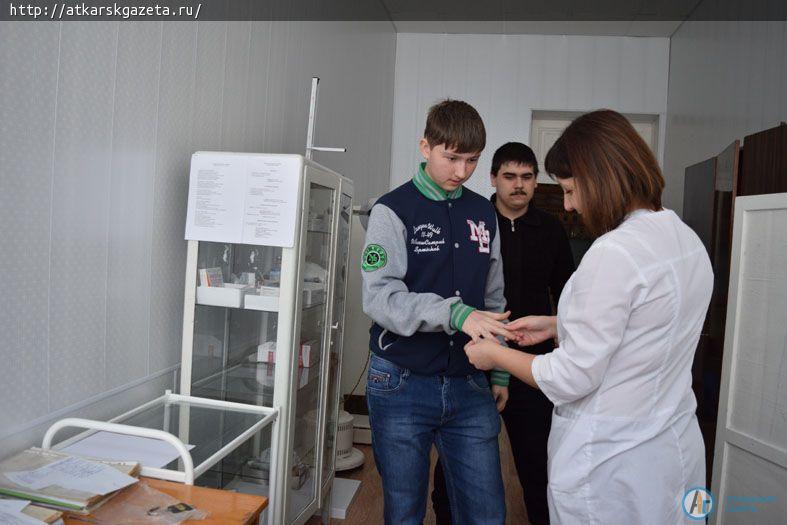 В Аткарском политехническом лицее начал работать медицинский кабинет