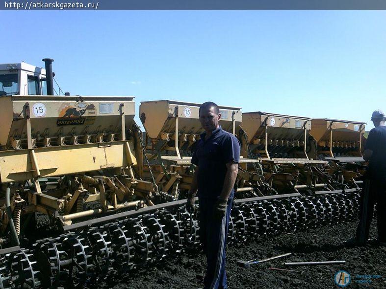 В Аткарском районе урожай превысил 100 тысяч тонн зерна