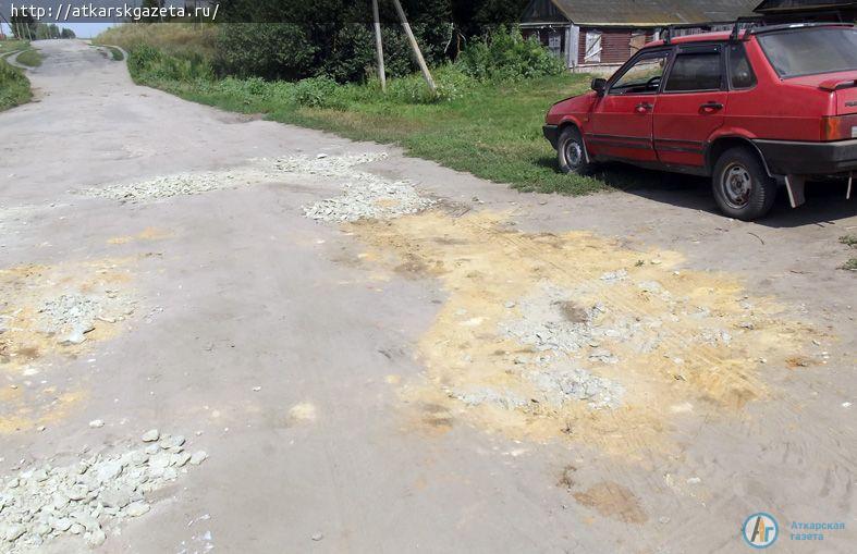 В Даниловке двое энтузиастов ремонтируют дорогу (ФОТО)