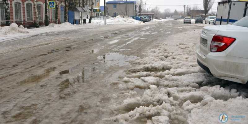 2 февраля на Аткарск обрушилось половина месячной нормы осадков
