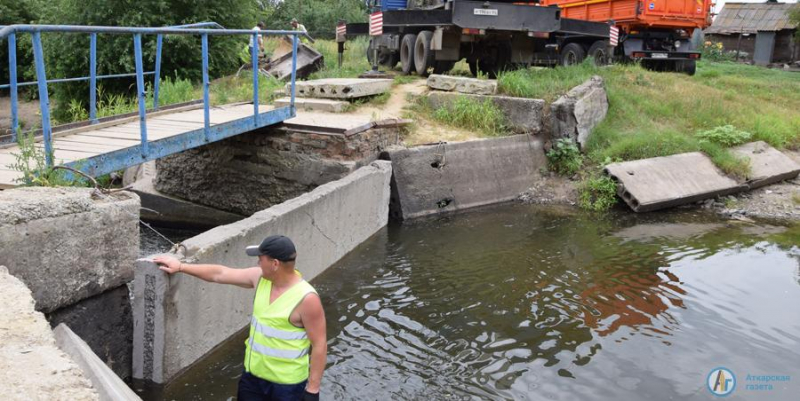 Аткара в районе городского пляжа стала глубже