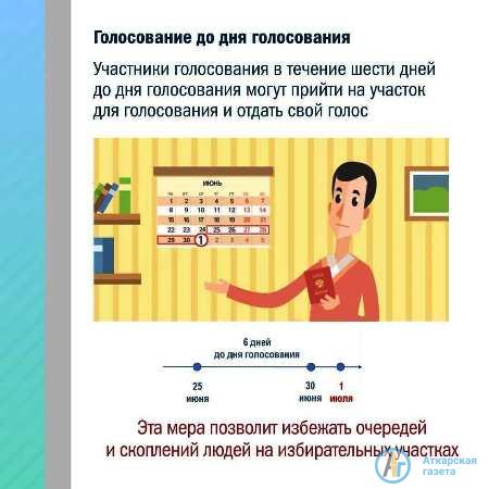 Аткарчане смогут голосовать за поправки в конституцию 7 дней
