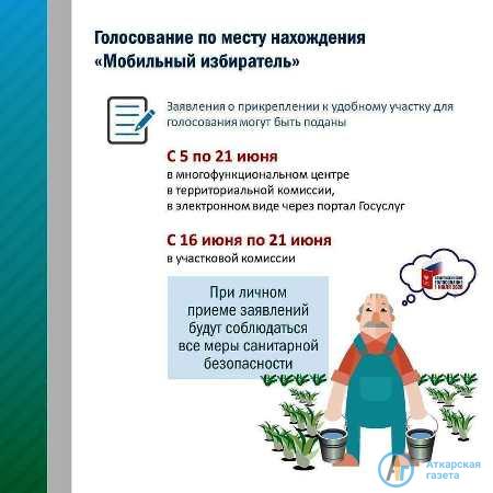 Аткарчане смогут голосовать за поправки в конституцию 7 дней