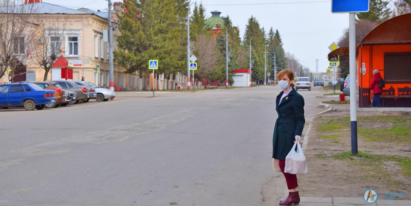 Аткарск: первый день изоляции. Фоторепортаж