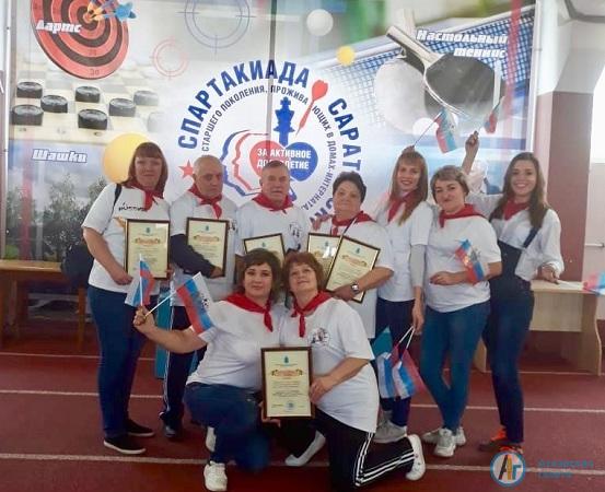 Аткарские спортсмены дебютировали на Спартакиаде старшего поколения