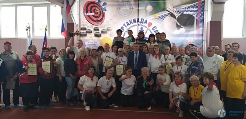 Аткарские спортсмены дебютировали на Спартакиаде старшего поколения