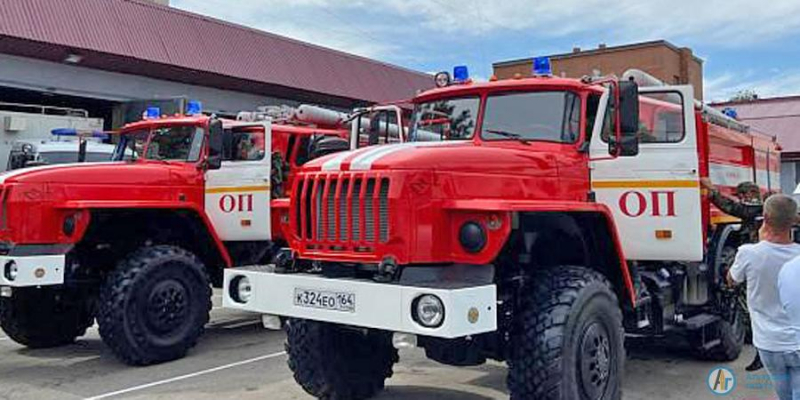 Аткарский район получил новый пожарный автомобиль 