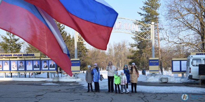 Автопробег «Zа вас, братья»  прошел по улицам Аткарска