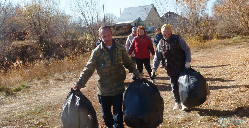 "Бабушкин патруль" готовит берега Аткары к зиме