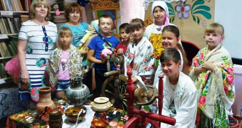 Барановские школьники совершили исторический экскурс в русский быт