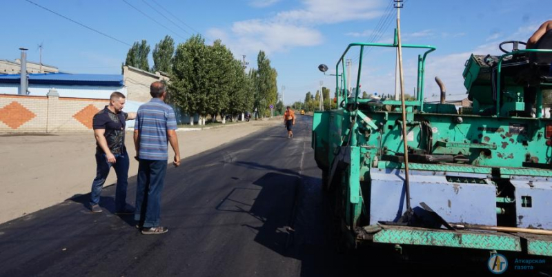 Благоустройство Аткарска продолжается в выходные дни
