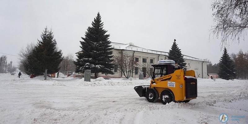 «Благоустройство» бросило на расчистку Аткарска все силы 