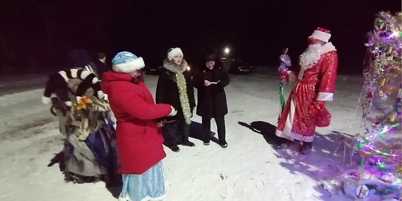 Большеекатериновцы встретили «Волшебный Новый год»